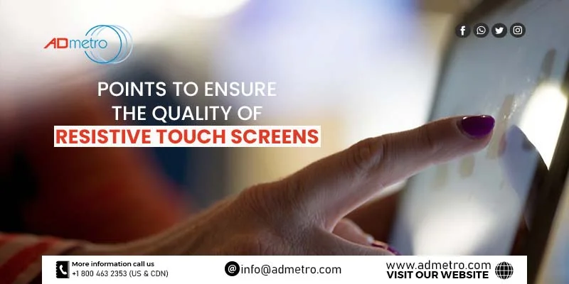Resistive Touchscreens