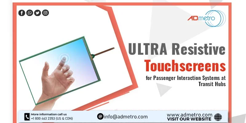 Ultra Resistive Touchscreens
